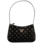 Black Polyethylene Women Handbag