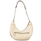 Beige Polyethylene Women Handbag