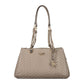 Brown Polyethylene Women Handbag
