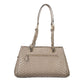 Brown Polyethylene Women Handbag
