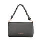 Black Polyethylene Women Handbag