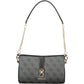 Black Polyethylene Women Handbag