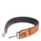 Orange Exotic Leather Bag Shoulder Strap