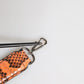 Orange Exotic Leather Bag Shoulder Strap