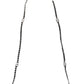 Black Leather DG Logo Chain Bag Shoulder Strap