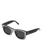 Pearl White Acetate Frame Domenico Deep Shades Sunglasses