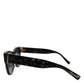 Pearl White Acetate Frame Domenico Deep Shades Sunglasses