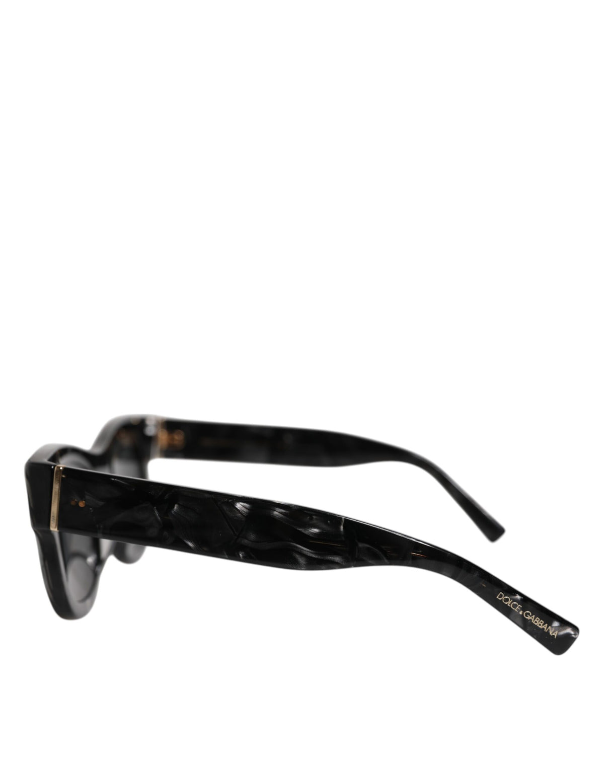 Pearl White Acetate Frame Domenico Deep Shades Sunglasses