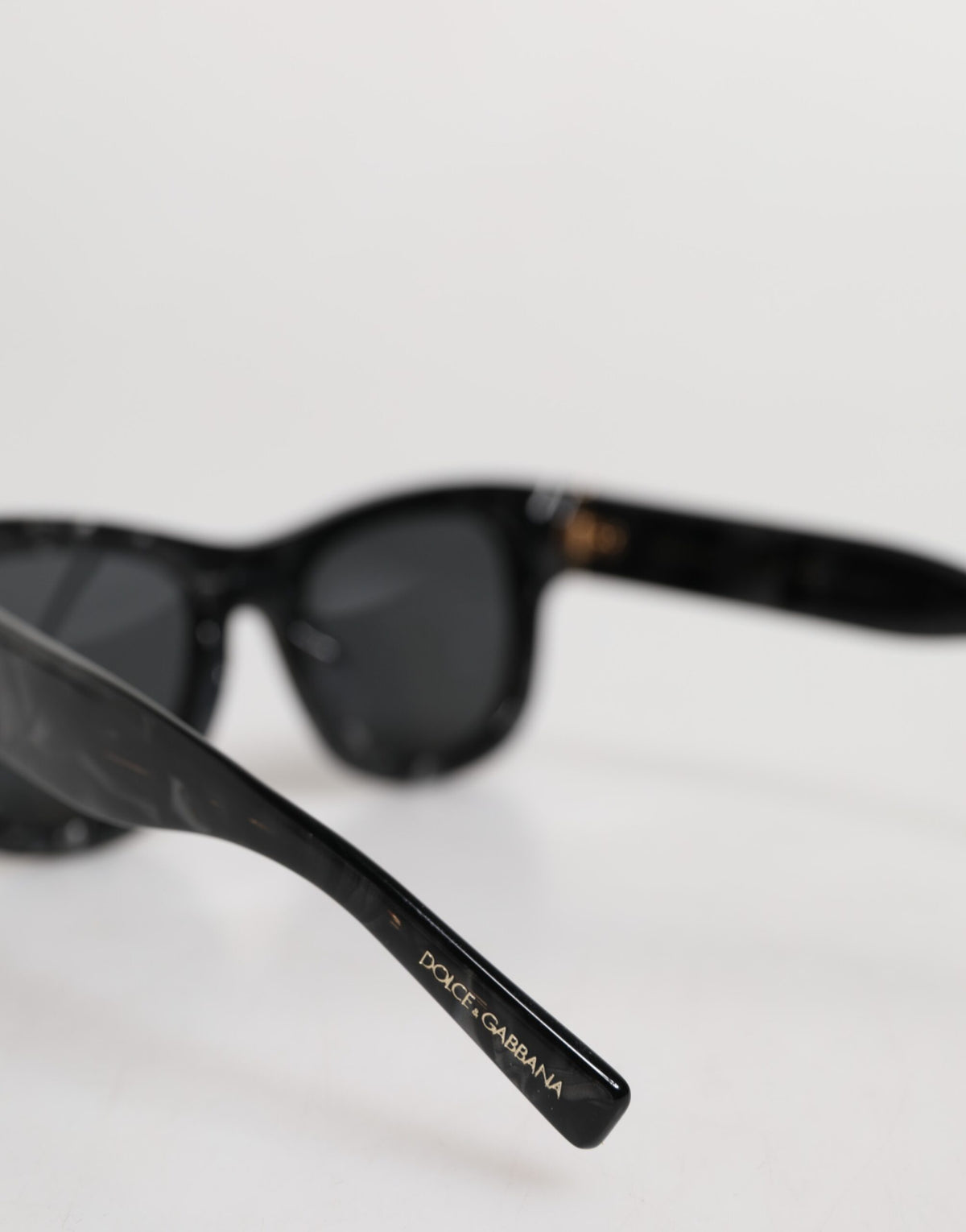Pearl White Acetate Frame Domenico Deep Shades Sunglasses