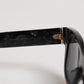 Pearl White Acetate Frame Domenico Deep Shades Sunglasses