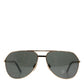 Gold DG2106K Pilot Frame Tinted Lens Polarized Sunglasses