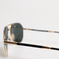 Gold DG2106K Pilot Frame Tinted Lens Polarized Sunglasses