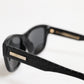 Black Leather Frame DG4177 Tinted Lens Sunglasses
