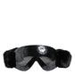 Black Bi0759 Lace Mirrored Ski Goggles Mask Sunglasses