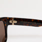 Dark Brown Havana DG4398F Square Frame Eyewear Sunglasses