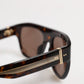Dark Brown Havana DG4398F Square Frame Eyewear Sunglasses