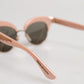 Pink Gold Mirrored Cat Eye DG6109 Sequined Sunglasses
