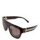 Dark Brown Havana DG4398F Square Frame Eyewear Sunglasses