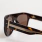 Dark Brown Havana DG4398F Square Frame Eyewear Sunglasses