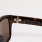 Dark Brown Havana DG4398F Square Frame Eyewear Sunglasses