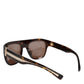 Dark Brown Havana DG4398F Square Frame Eyewear Sunglasses
