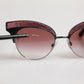 Black Pink Mirrored Cat Eye DG6109 Sequined Sunglasses