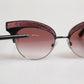 Black Pink Mirrored Cat Eye DG6109 Sequined Sunglasses
