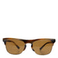 Brown Striped Acetate Square DG4305 Eyewear Sunglasses