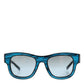 Blue Black Marbled Metal DG2215K Eyewear Sunglasses