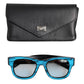 Blue Black Marbled Metal DG2215K Eyewear Sunglasses