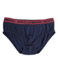 Blue Red Logo Stretch Regular Brief Underwear