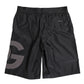 Black Logo Print Beachwear Men Shorts Swimwear