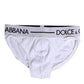 White Cotton Stretch Regular Brief Underwear