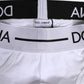 White Cotton Stretch Regular Brief Underwear