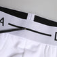 White Cotton Stretch Regular Brief Underwear
