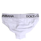 White Cotton Stretch Regular Brief Underwear