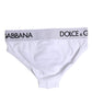 White Cotton Stretch Regular Brief Underwear