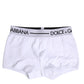 White Cotton Stretch Regular Boxer Underwear