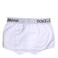 White Cotton Stretch Regular Boxer Underwear