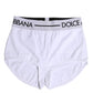 White Nylon Logo Waistband Boxer Brief Underwear