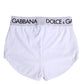 White Nylon Logo Waistband Boxer Brief Underwear