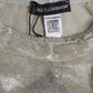 Gray Cotton Floral Lace High Waist Panty Underwear