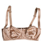 Pale Pink Underwired Balconette Bra Underwear
