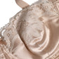 Biege Silk Underwired Balconette Bra Underwear