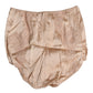Beige Silk Lace High Waist Bikini Panty Underwear