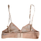 Powder Pink Nylon DG Logo Non Wire Bra Underwear