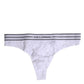 White Nylon Floral Lace Bottom Panty Underwear
