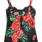 Multicolor Floral Silk Tank Lingerie Underwear
