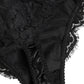 Black Silk Lace Stretch Bikini Panty Underwear