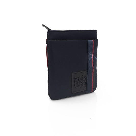 Blue Polyester Women Crossbody Bag